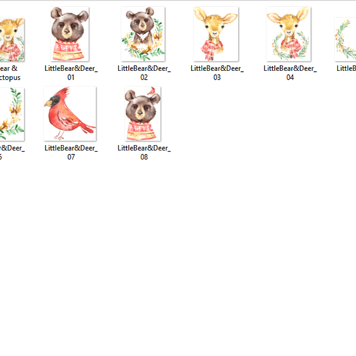 Kit Digital Cervo E Urso 2