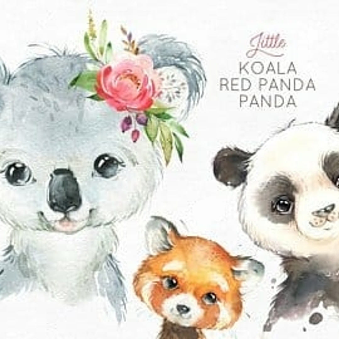 Kit Digital Panda-Coala-Ursinho   1