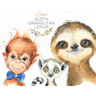 Kit Digital Animais Da Selva 