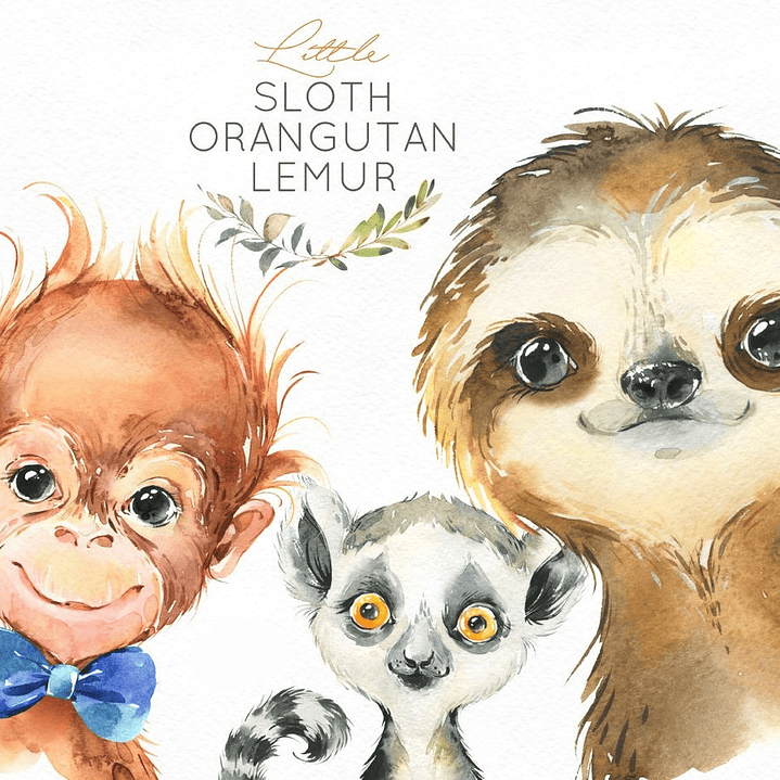 Kit Digital Animais Da Selva  1