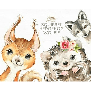 Kit Digital Animais da Floresta 