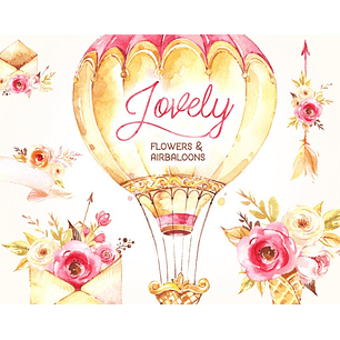 Kit Digital Balão Romantico 