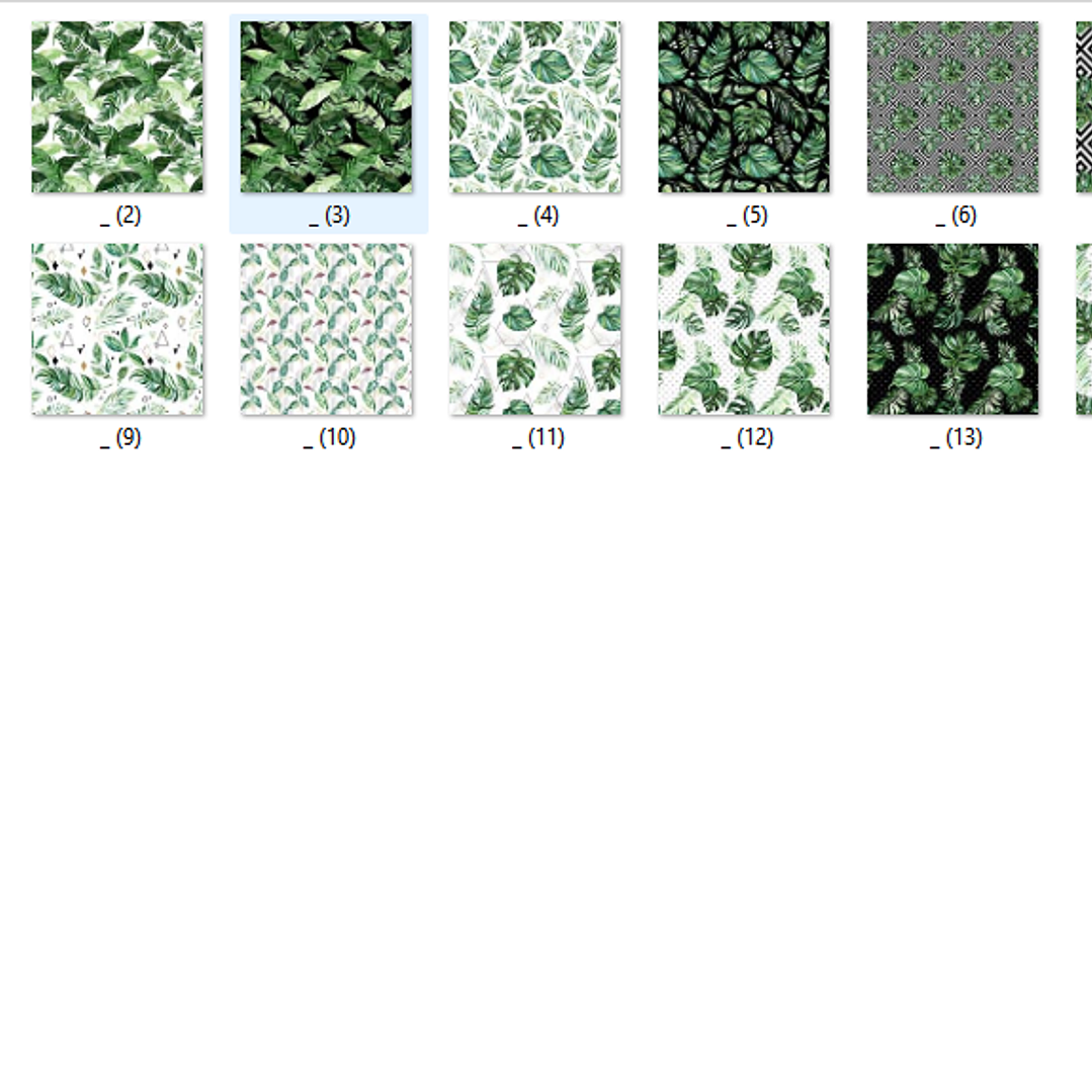 Kit Digital Pepelaria Folhas 2