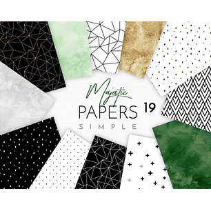 Kit Digital Papeis Majestosos 