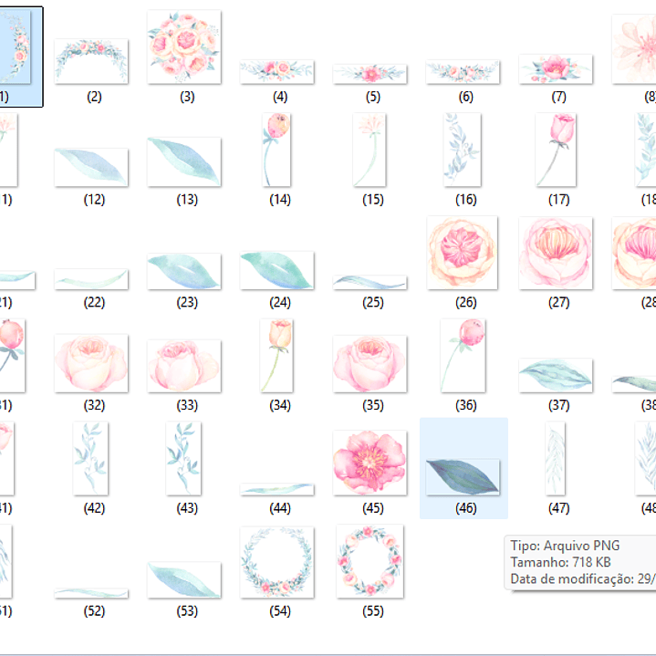 Kit Digital Flores Luar 2