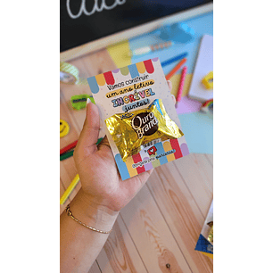 Arquivo Volta ás Áulas Card Chocolate Colaboração