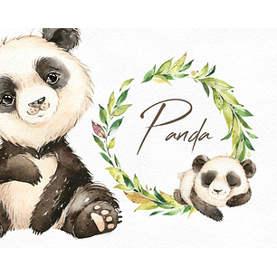 Kit Digital Panda Baby