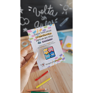 Arquivo Volta ás Áulas Card Quebra Cabeça - Reunião de Pais 