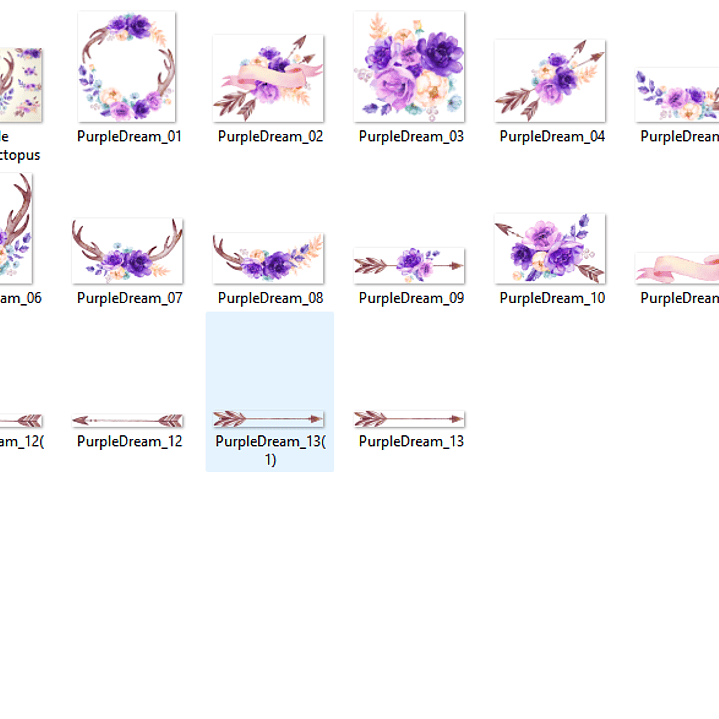 Kit Digital Sonho Roxo  2