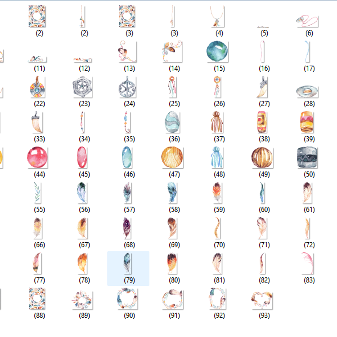 Kit Digital Acessórios Indigenas  2