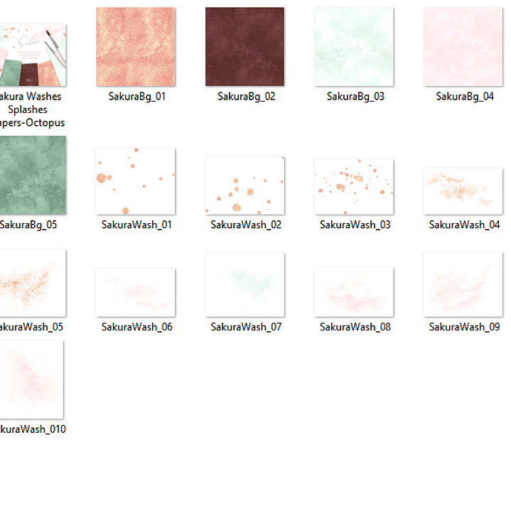 Kit Digital Papeis Respingos Pincel  2