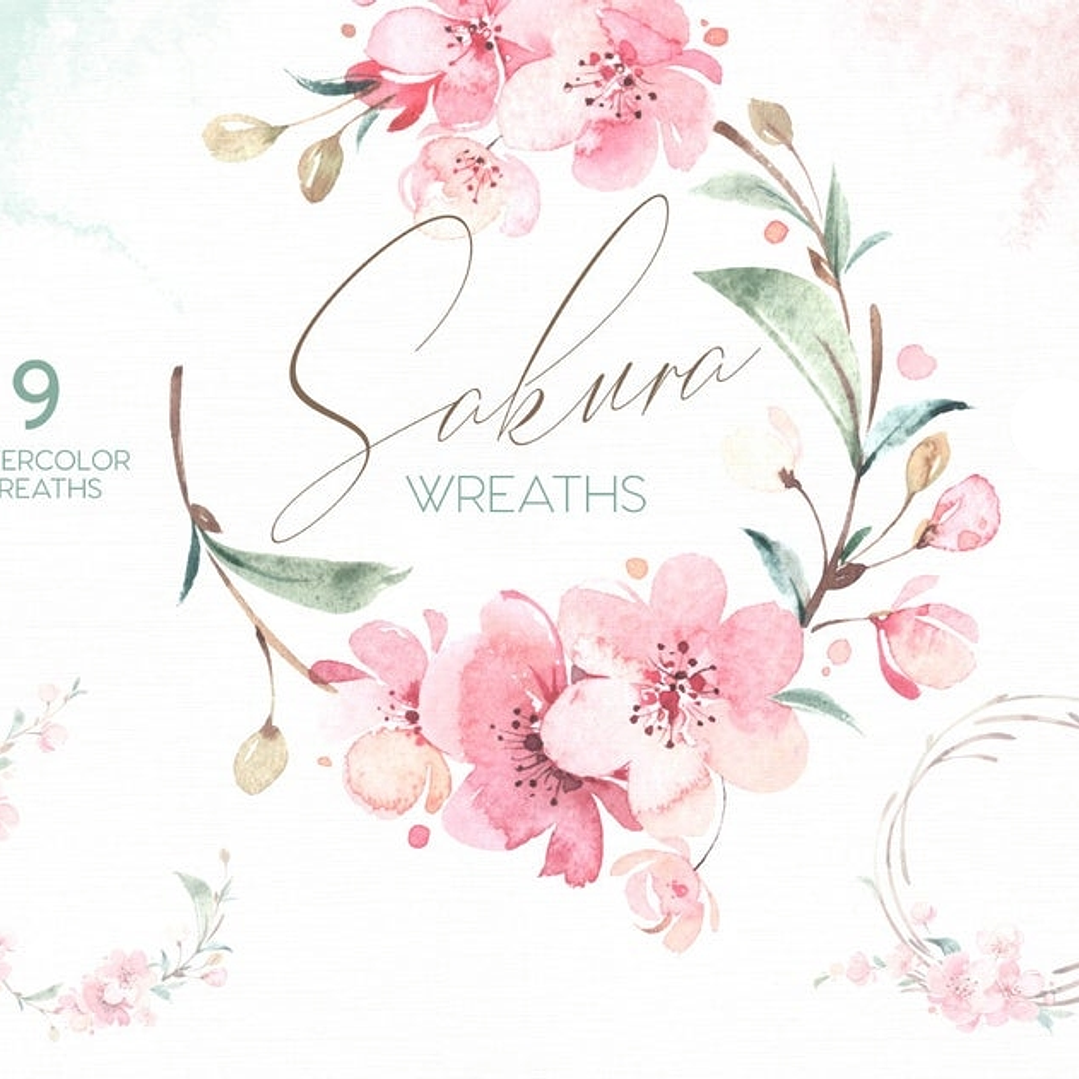 Kit Digital Cerejinhas Molduras  1