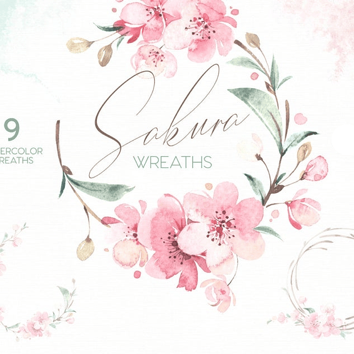 Kit Digital Cerejinhas Molduras  1