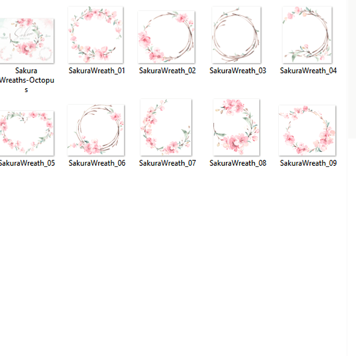 Kit Digital Cerejinhas Molduras  2