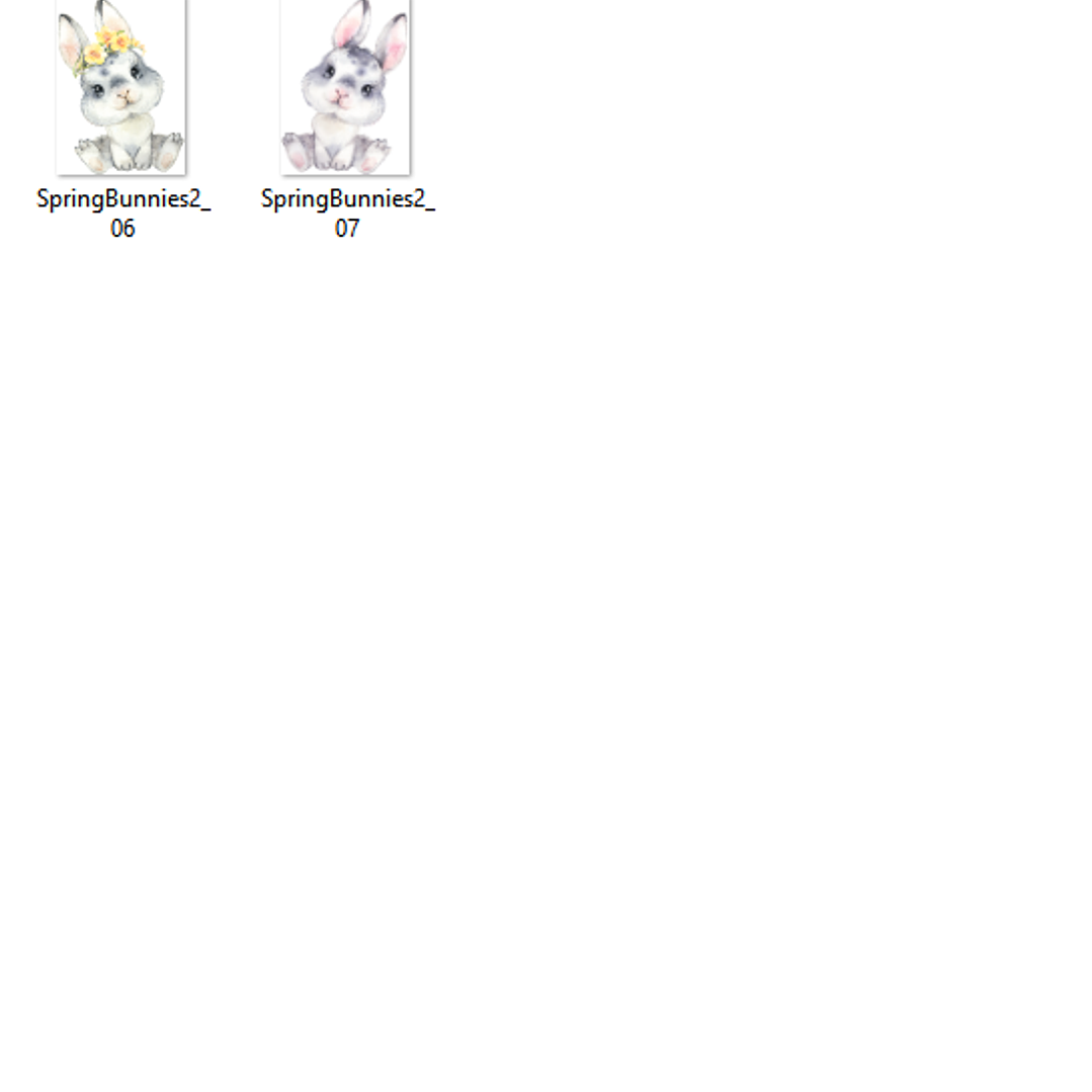 kit Digital Coelhinhos Fofinhos  2