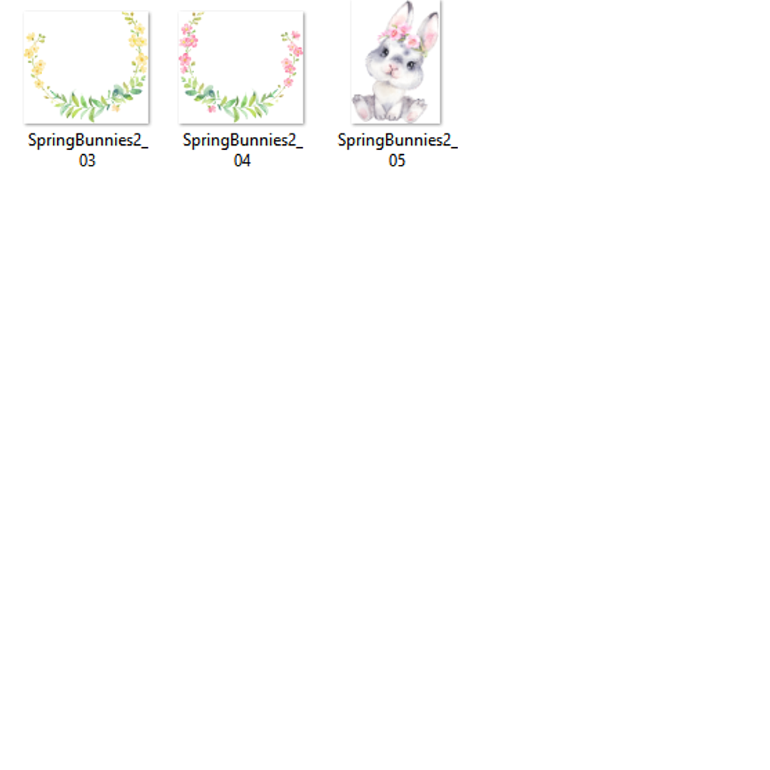 kit Digital Coelhinhos Fofinhos  4