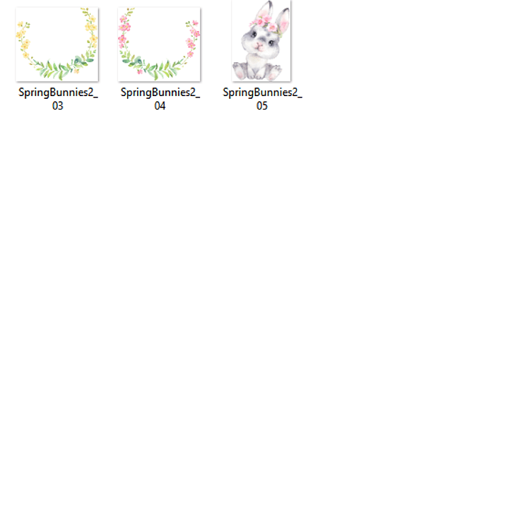 kit Digital Coelhinhos Fofinhos  4