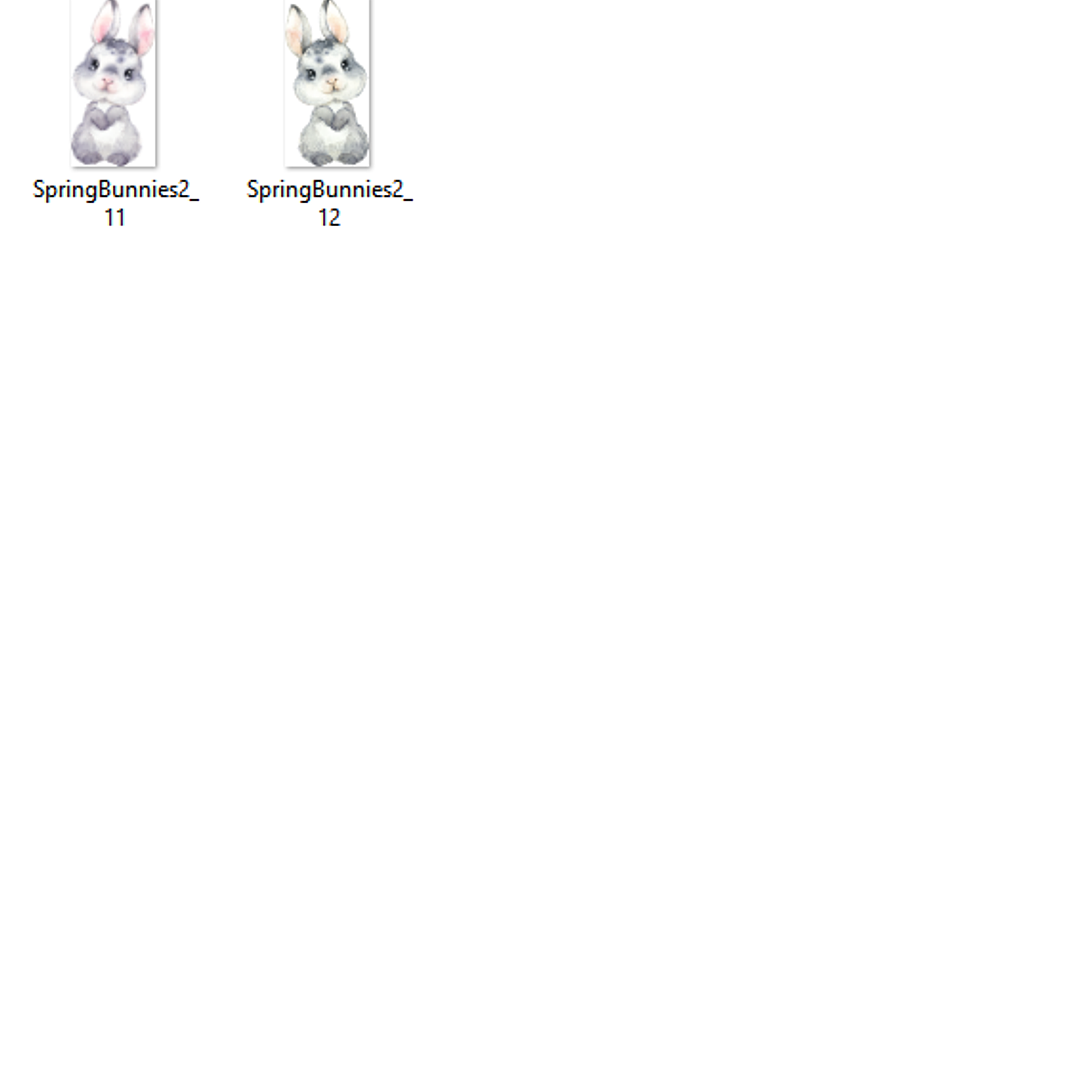 kit Digital Coelhinhos Fofinhos  5