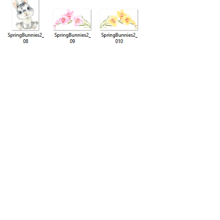 kit Digital Coelhinhos Fofinhos  6