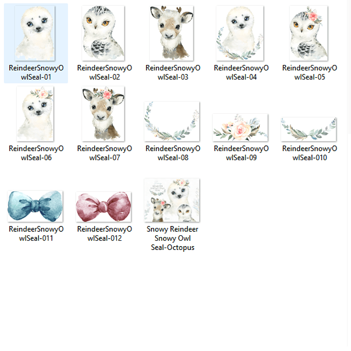 Kit Digitais Animais Fofinhos  2