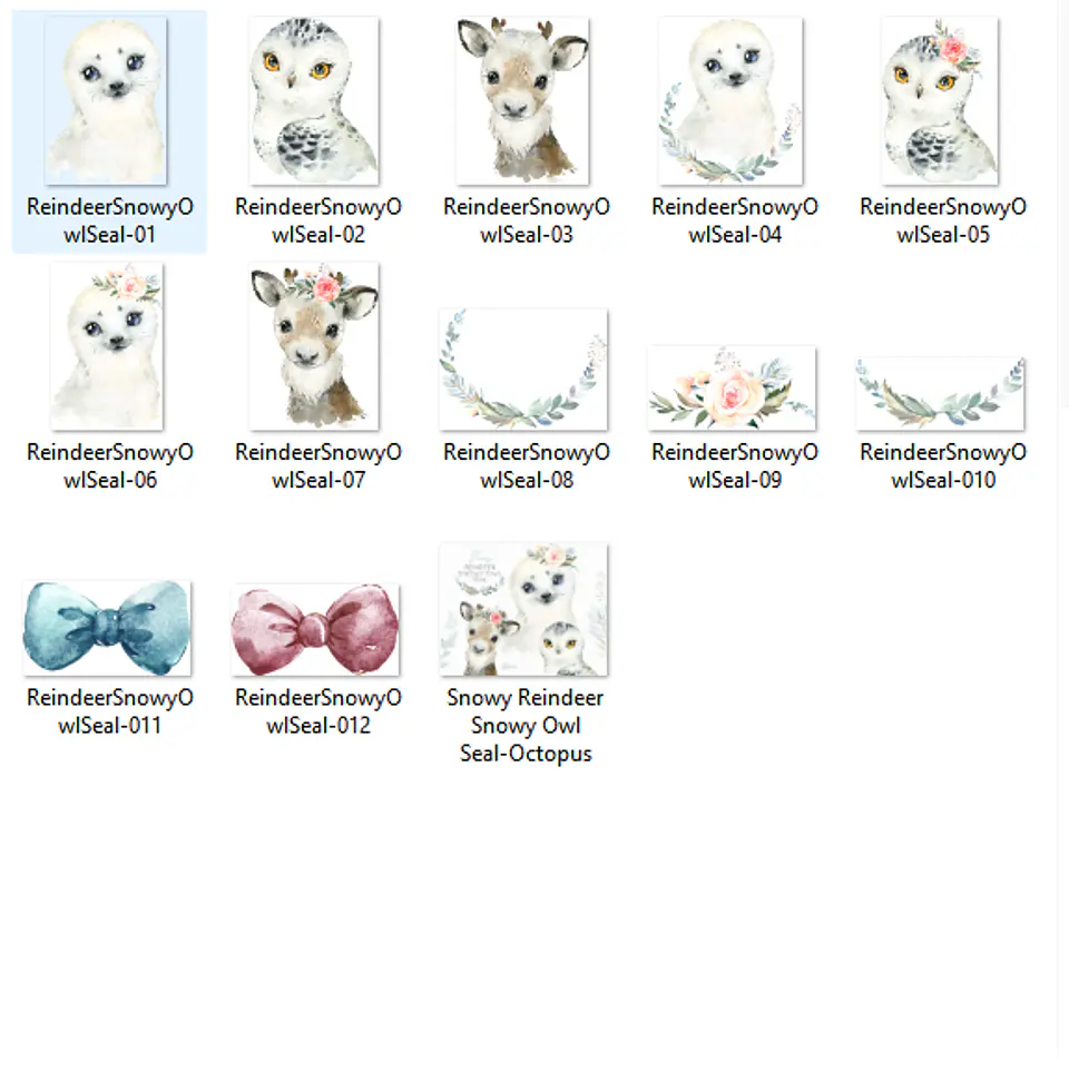 Kit Digitais Animais Fofinhos  2