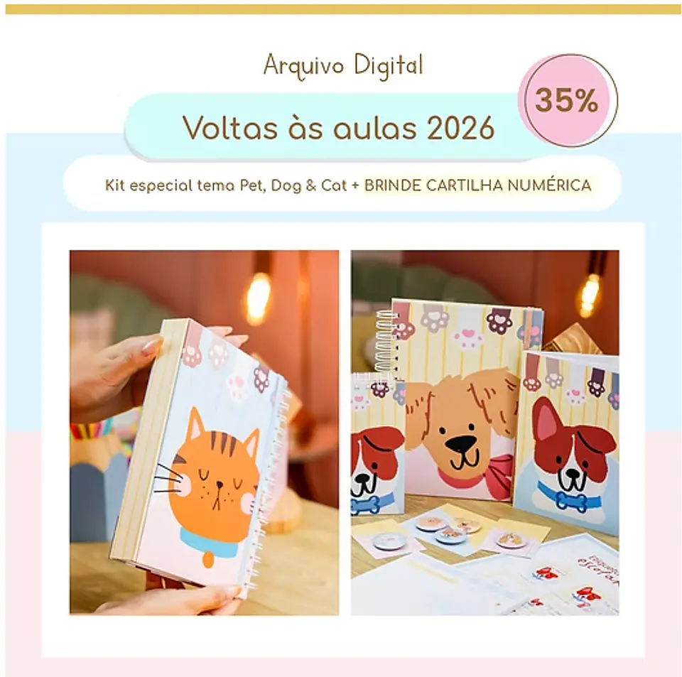 Arquivo Volta as Áulas Pet, Dog & Cat 2026 Animais  1