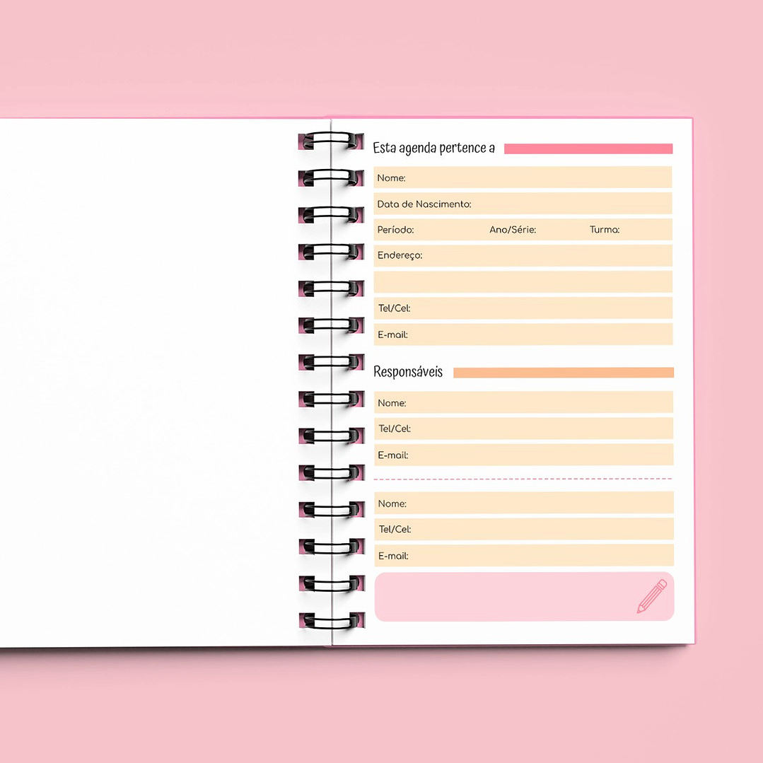 Arquivo Agenda Escolar Sem Data 1DPP + 2DPP 2026/2027 13