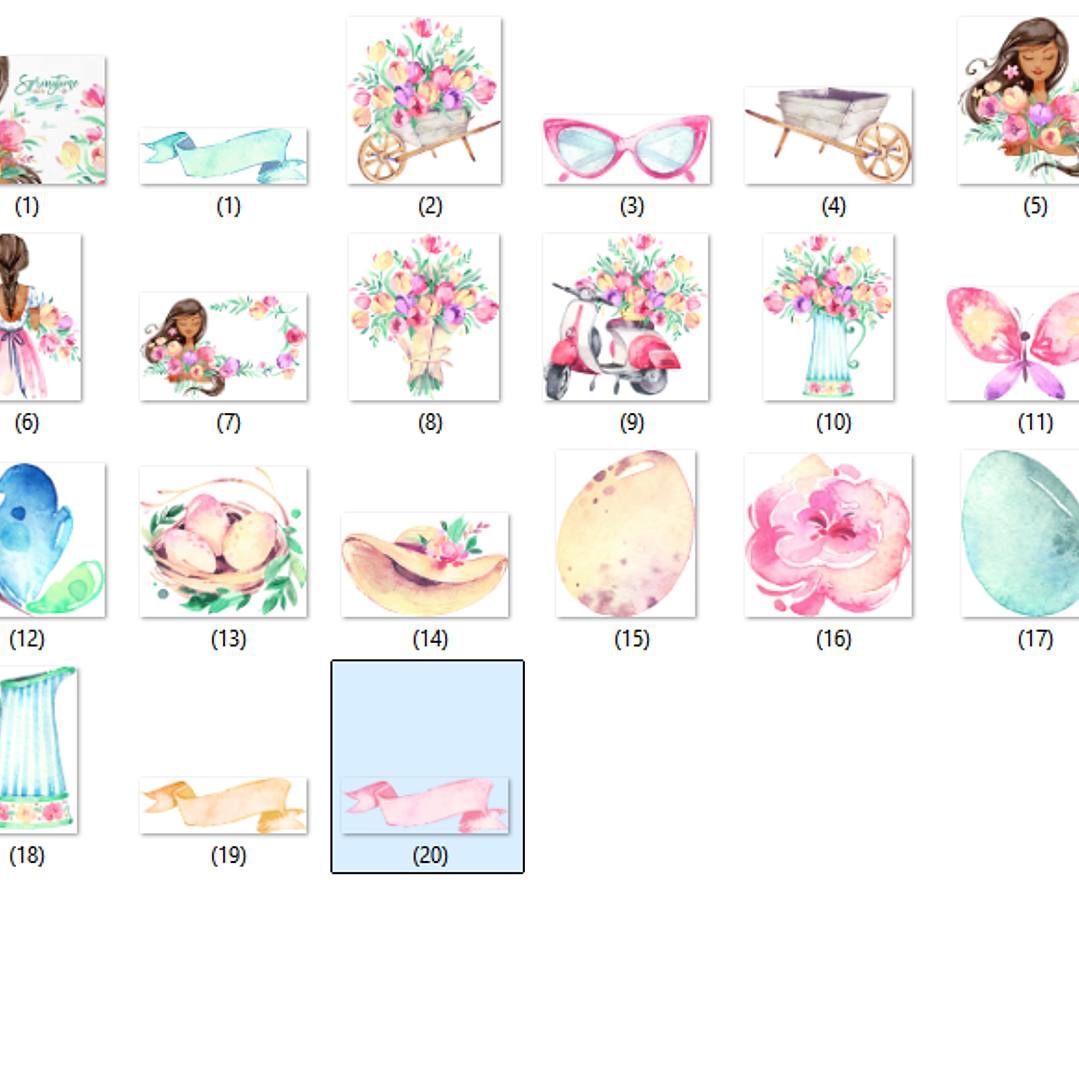 Kit Digital Menina Na Primaveira  2