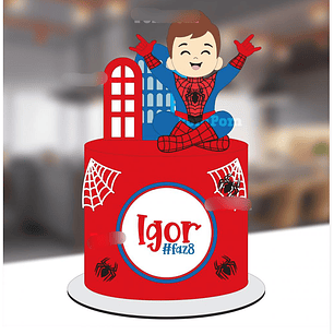 Arquivo Topo de Bolo Homem Aranha 