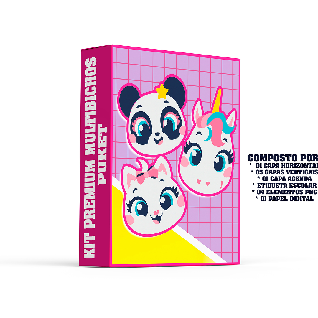 Arquivo Escolar Multibichos Puket 1