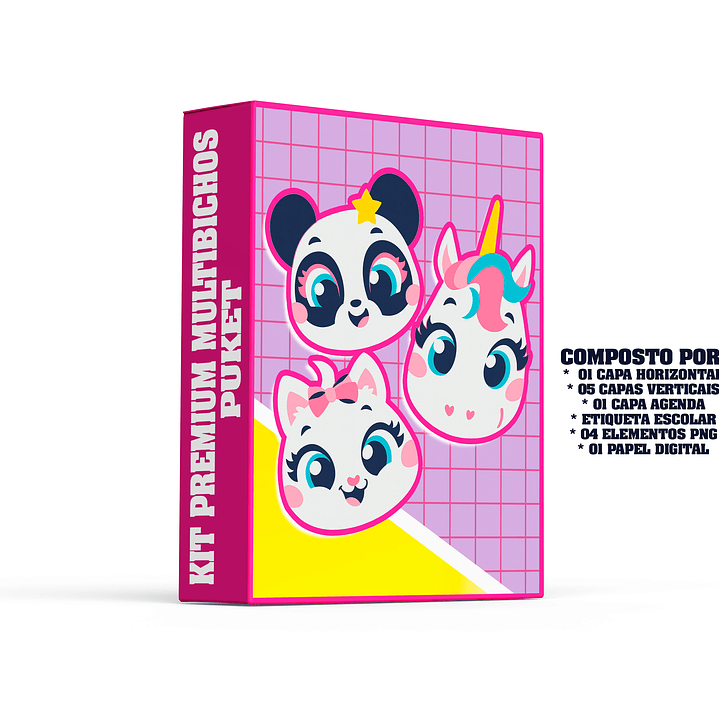 Arquivo Escolar Multibichos Puket 1