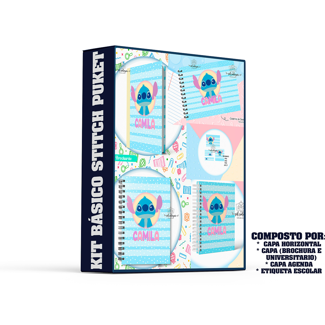 Arquivo Escolar Stitch Puket 1
