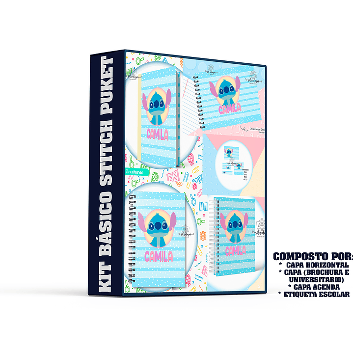 Arquivo Escolar Stitch Puket 1