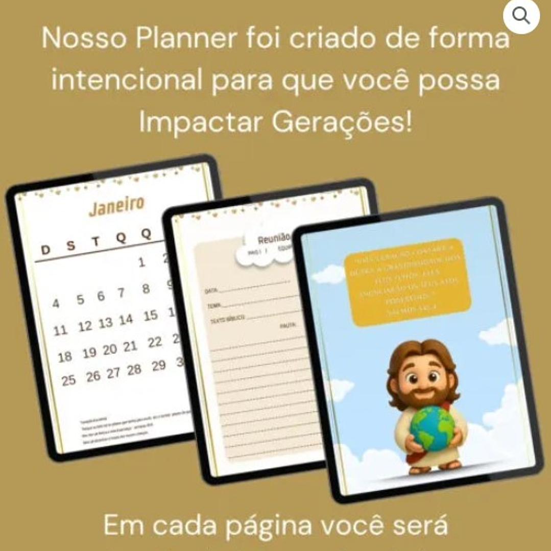 Arquivo Planner Jesus 2026 + Dinâmicas Culto Kids  1