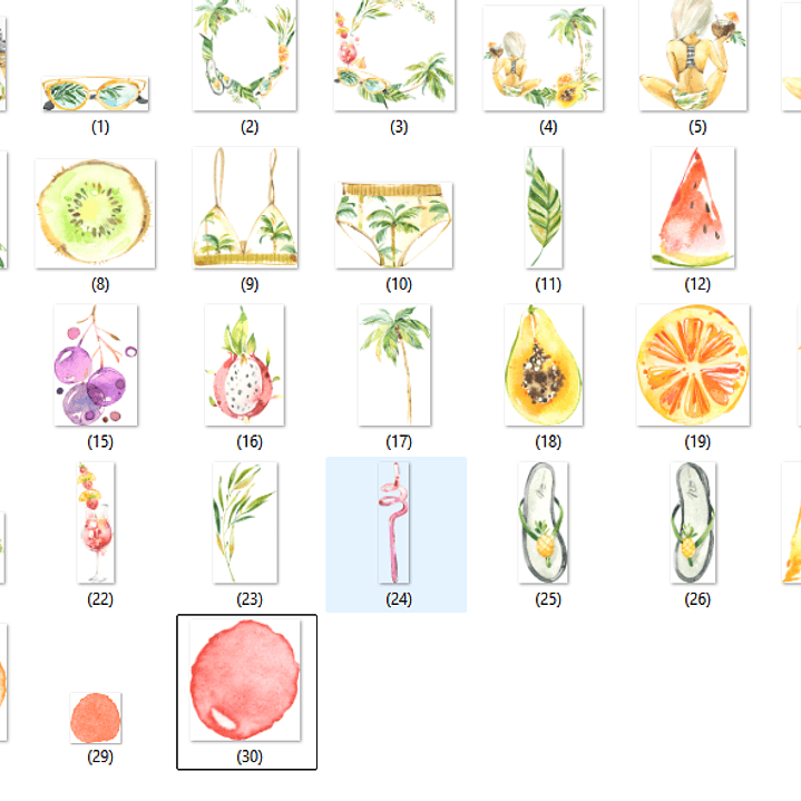 Kit Digital Menina do Verão  2