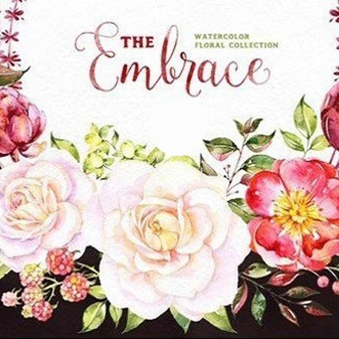 Kit Digital O Abraço em Flores 1