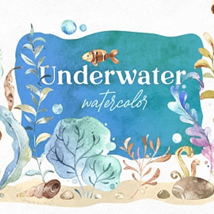 Kit Digital Fundo Do Mar  1