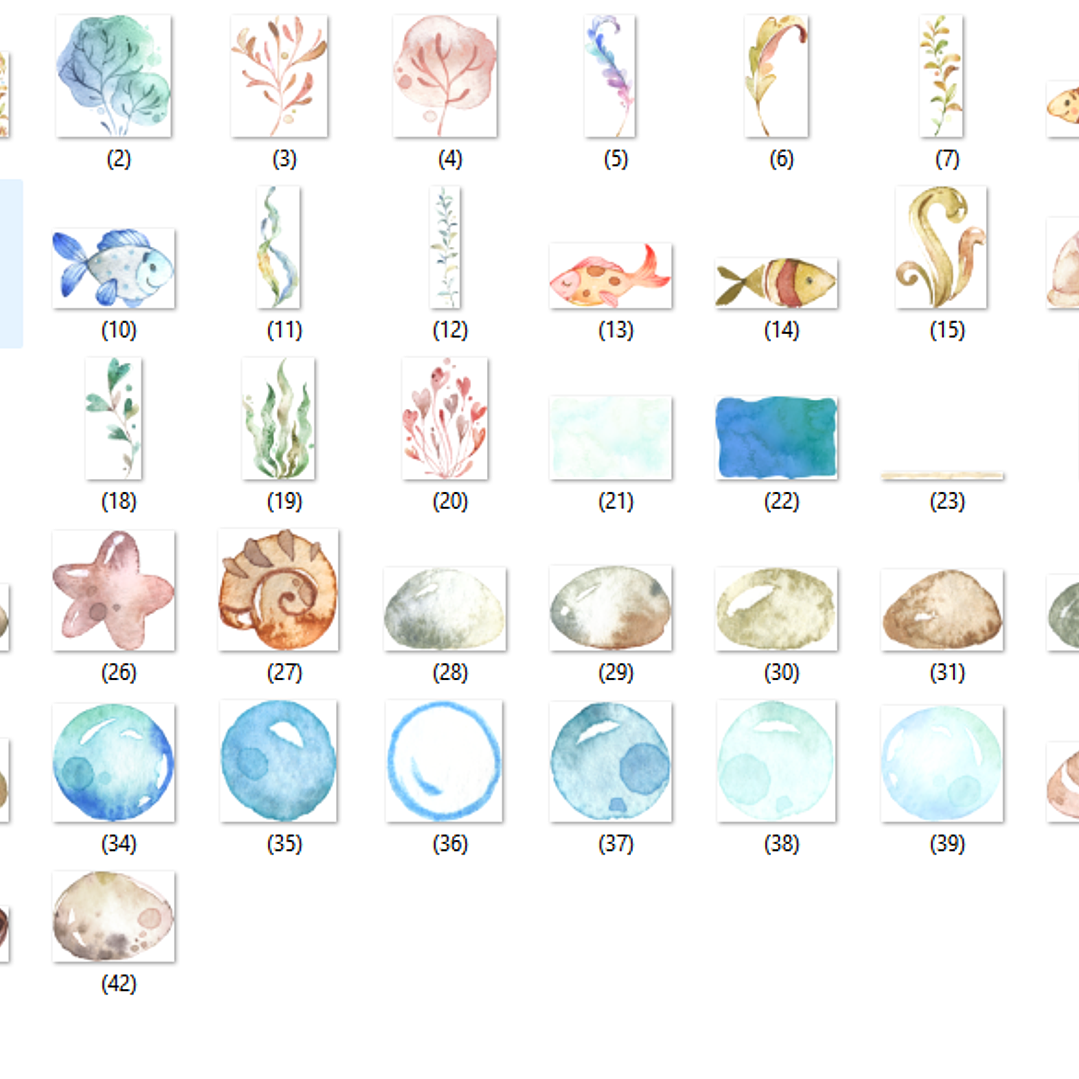 Kit Digital Fundo Do Mar  2