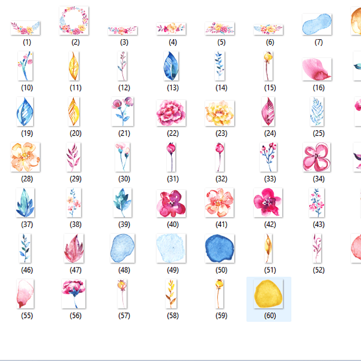 Kit Digital Flores de Veneza 2