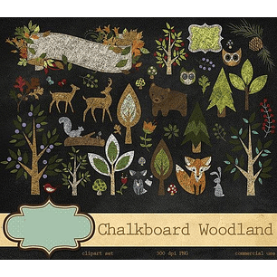 Kit Digital Floresta Noturna 