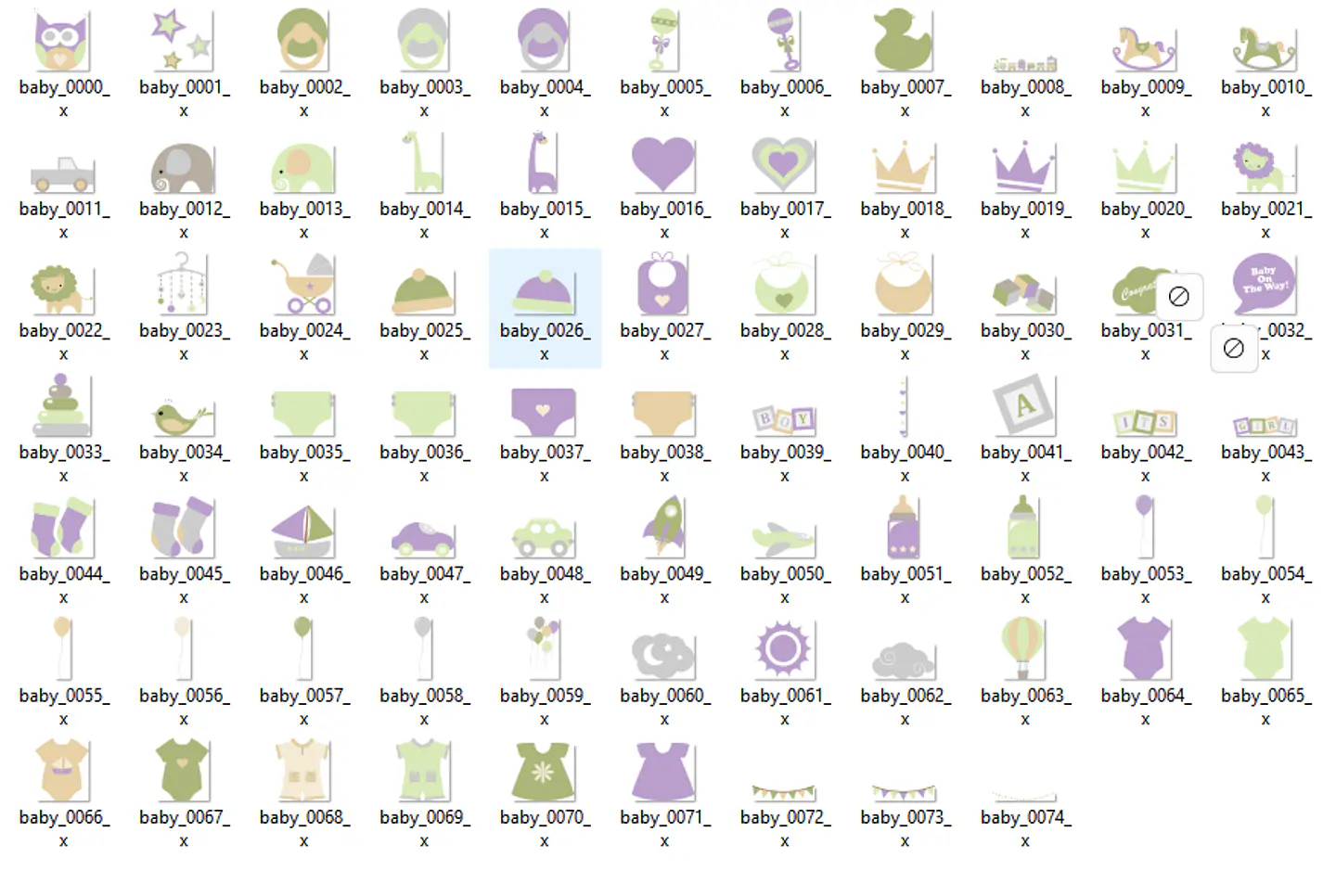 Kit Digital Decoração Baby Girl 2