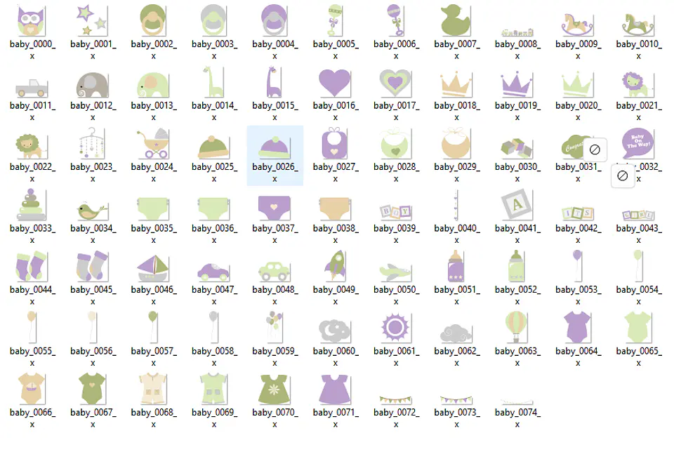 Kit Digital Decoração Baby Girl 2