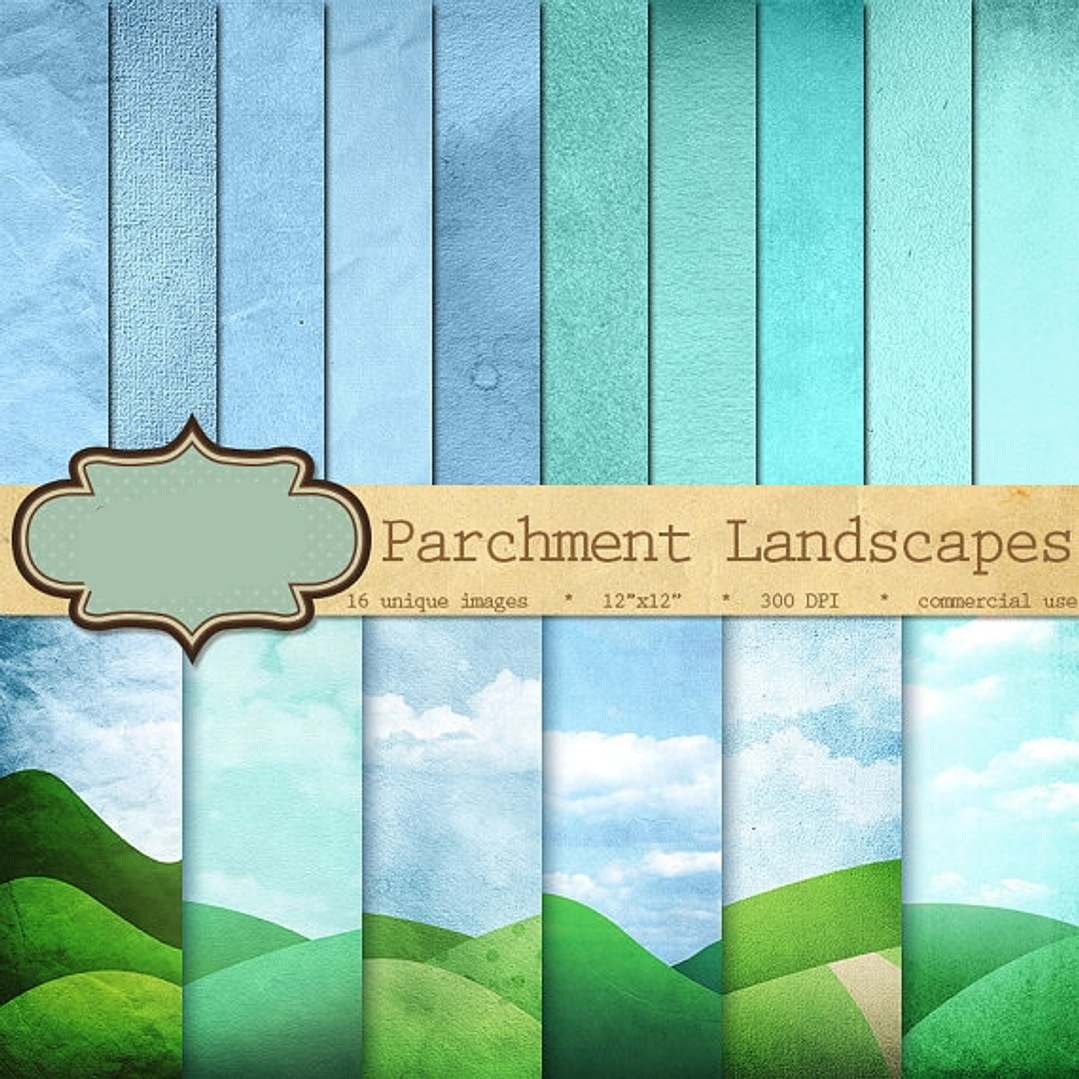 Kit Digital Papel Montanhas 1