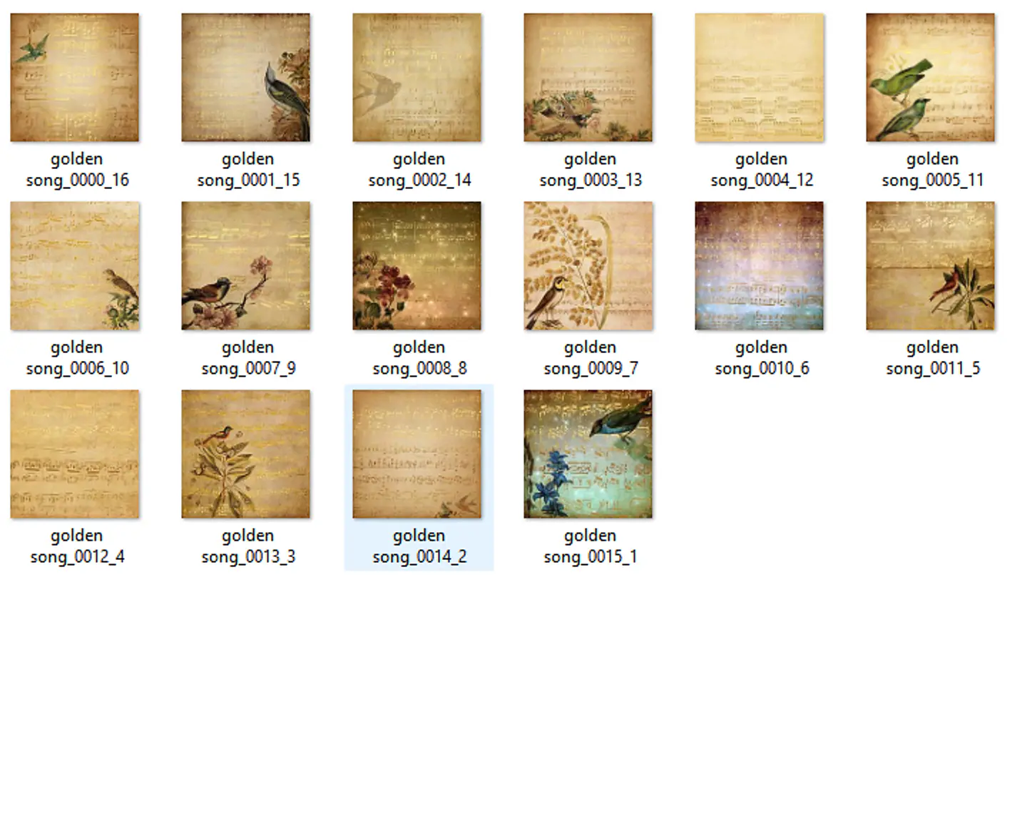 Kit Digital Papeis Cançao de Ouro  2