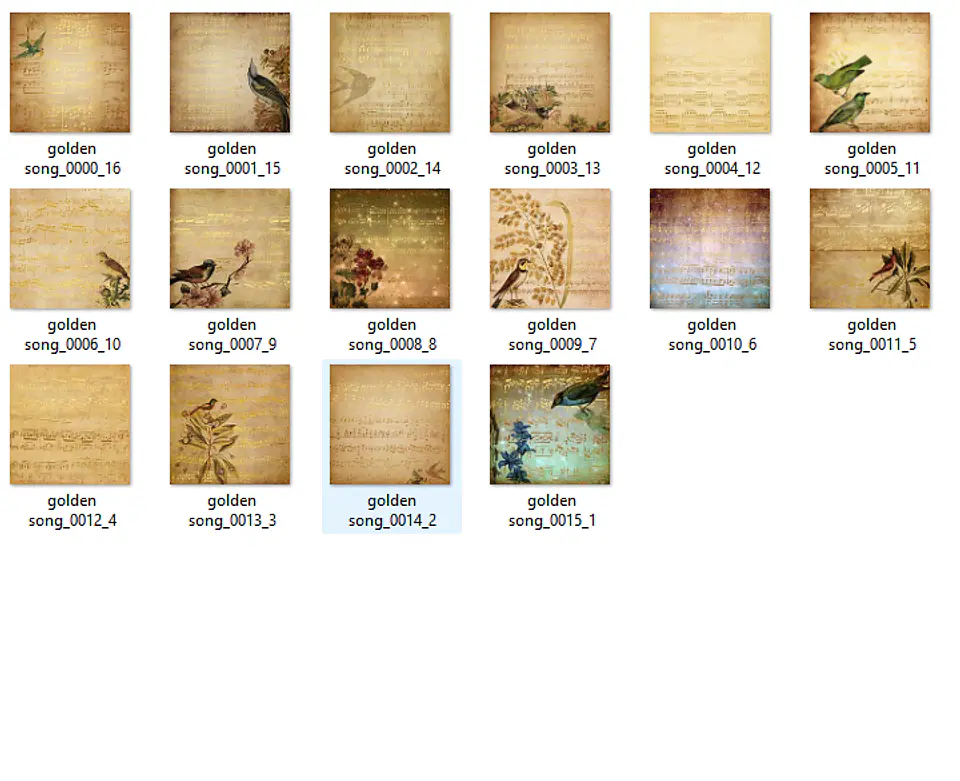 Kit Digital Papeis Cançao de Ouro  2