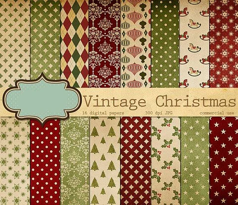 Kit Digital Papeis Natal 