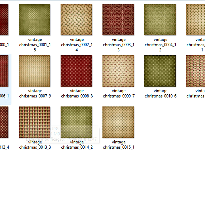 Kit Digital Papeis Natal  2