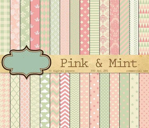 Kit Digital Papeis Pink