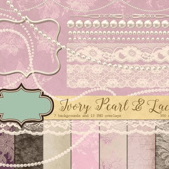 Kit Digital Papeis Floridos  1