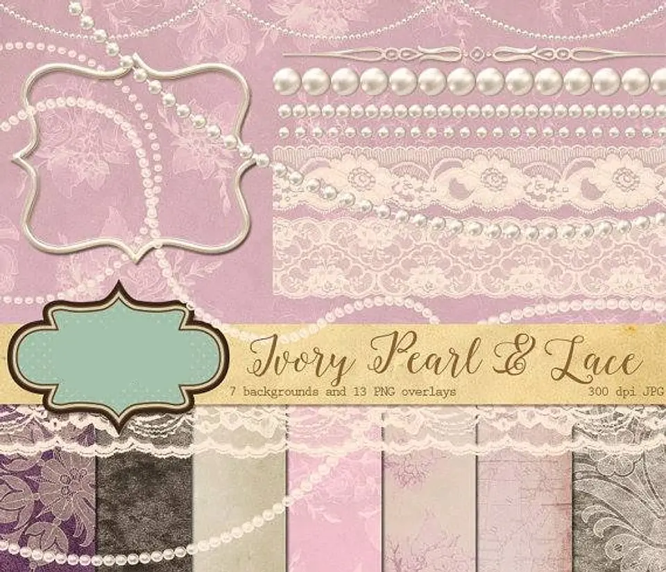 Kit Digital Papeis Floridos  1